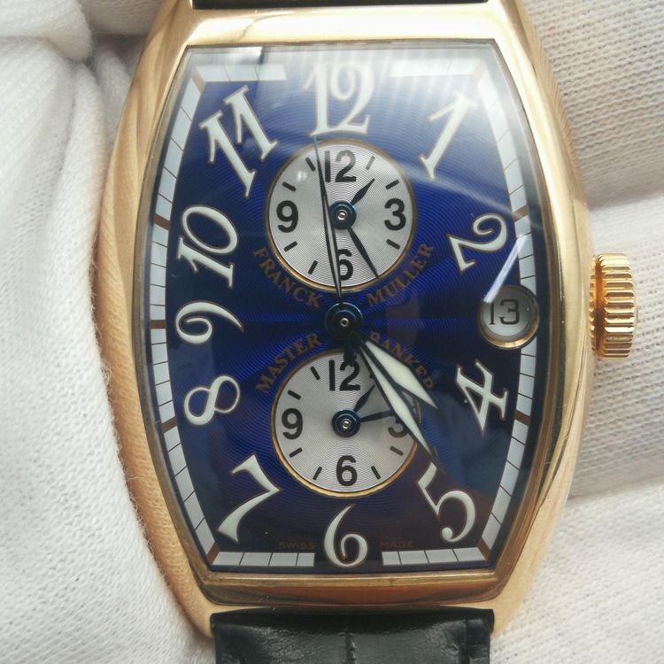 二手Franck Muller 法兰克穆勒18k玫瑰金手表回收价格,回收多少钱
