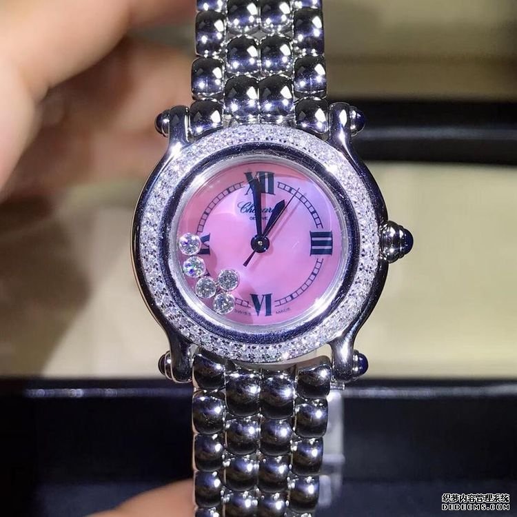 二手Chopard 萧邦快乐钻石系列后镶钻石英手表回收价格,回收多少钱